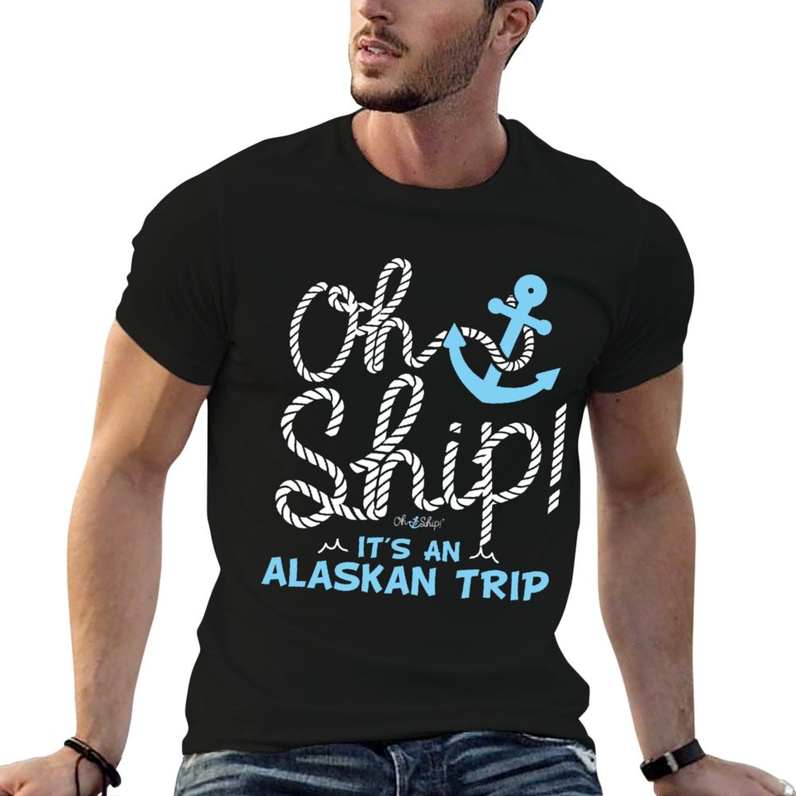 Oh Ship Its An Alaskan Trip - Matching Alaska Cruise  Lightweight T-Shirt