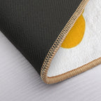 Dinosaur Feet  Dino Footprints  Mustard Yellow  Toxin-Free Bath Mat