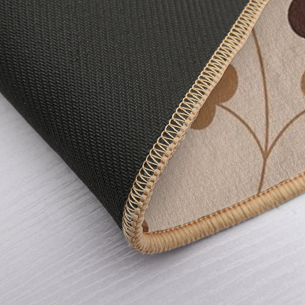 Abstract Floral Nude  Rapid-Drying Bath Mat