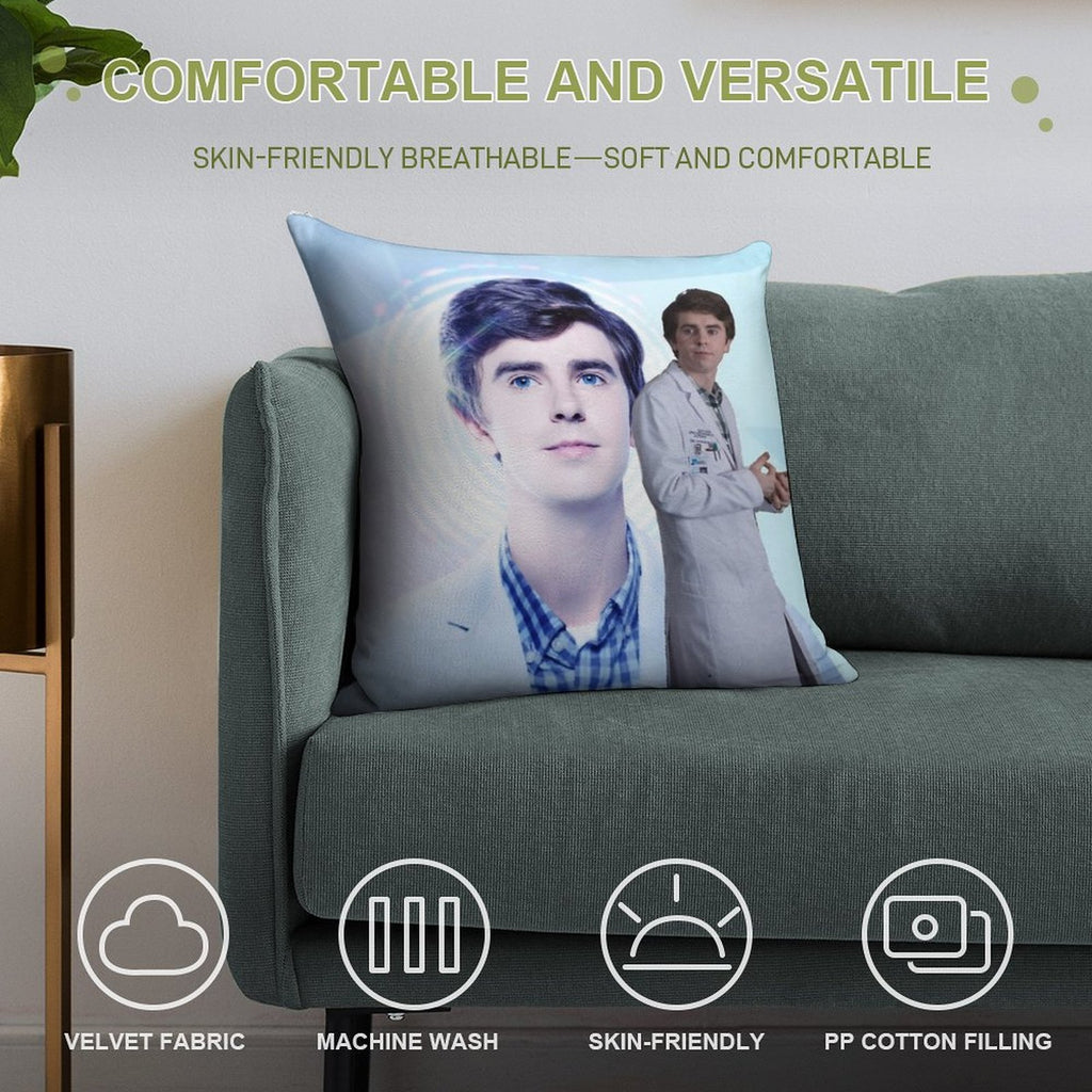 The Good Doctor - Shaun Murphy Soft Shrink-Resistant Throw Pillow