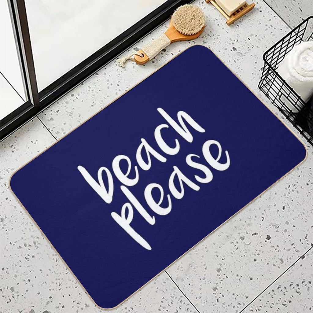 Beach  Dirt-Trapping Bath Mat