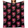 Dateline Keith Heart Quick-dry Throw Blanket