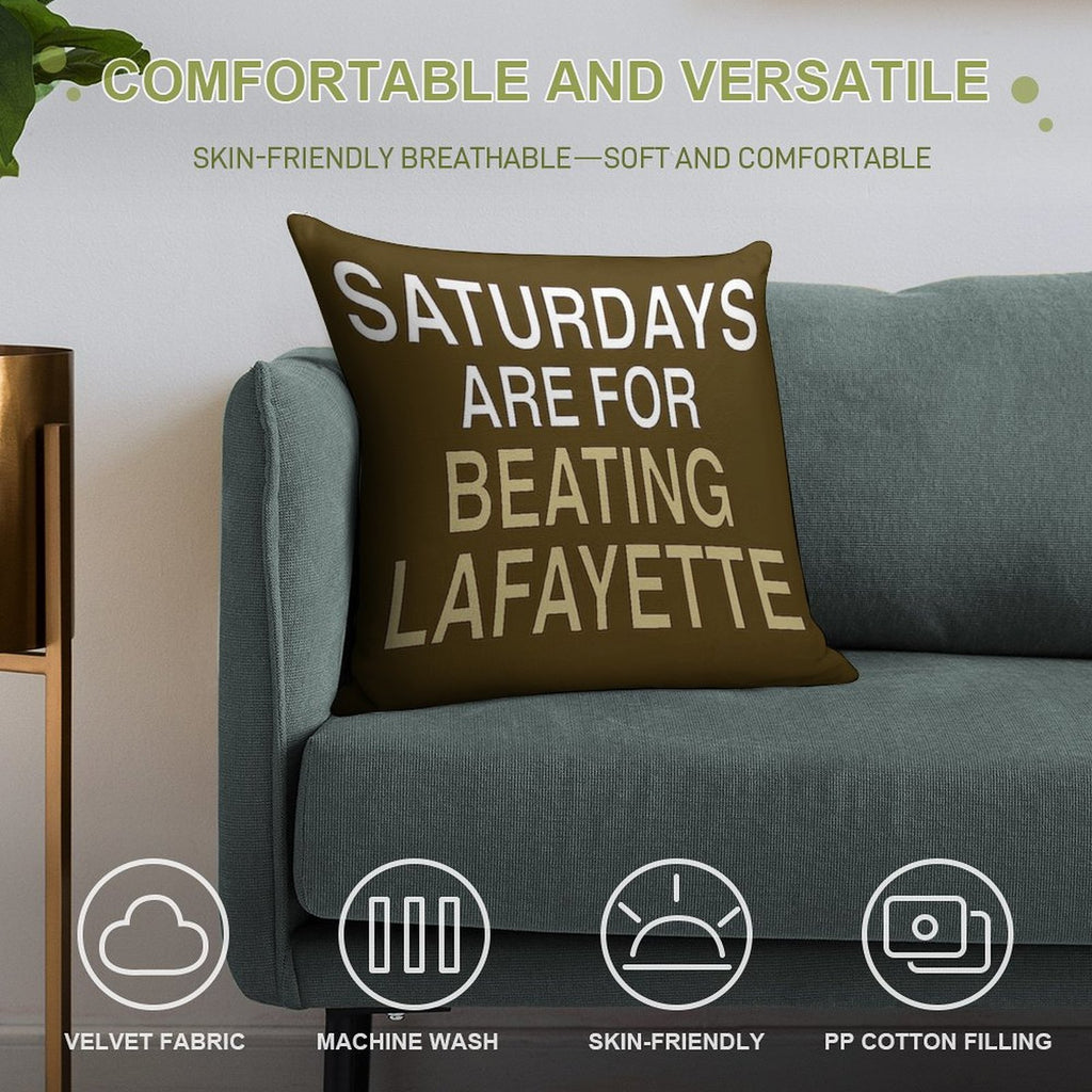 Lehigh Vs. Lafayette Soft Style Accent Throw Pillow