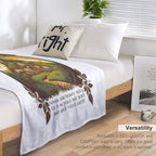 Round Doors Under A Tree - Fantasy Shrink-resistant Throw Blanket