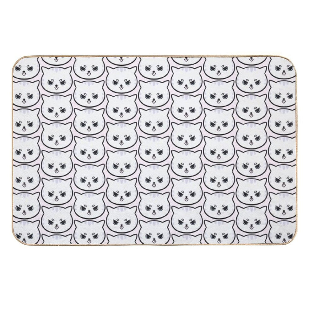 Grumpy Monday Kitty  Nikury  Anti-Trip Bath Mat