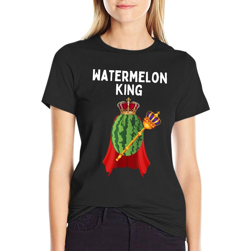 Watermelon King Funny Watermelon Lover Humor  Versatile T-Shirt