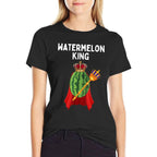 Watermelon King Funny Watermelon Lover Humor  Versatile T-Shirt