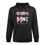 Grandpa of Little Miss Onederful 1St Birthday Girl Coquette Cotton-Polyester Blend Hoodie