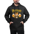 Funny Cat Oktoberfest Beer Purrfest Drinking Crew All-Day Comfort Hoodie