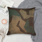 Splintertarn German Ww2 Camouflage (Version 2) Soft Decorative Cover Throw Pillow