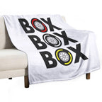 Box Box Box F1 Tyre Compound Design All-season Throw Blanket
