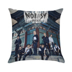No Easy - Stray Kids Album Cover Soft Style Accent Throw Pillow