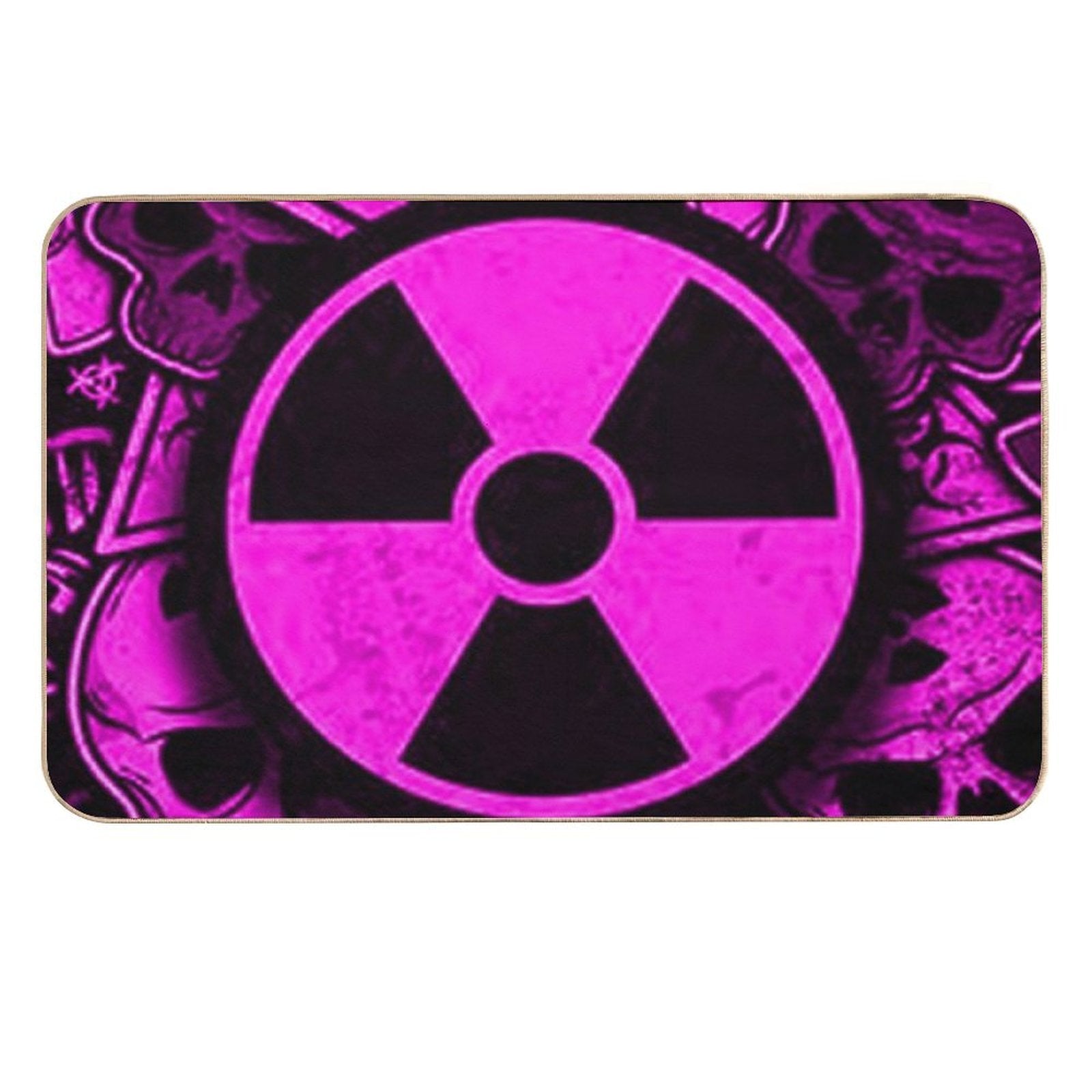 Vintage Coolio Nuclear Neon Pink  High-Traffic Bath Mat