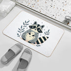 Raccoon  Repositionable Bath Mat