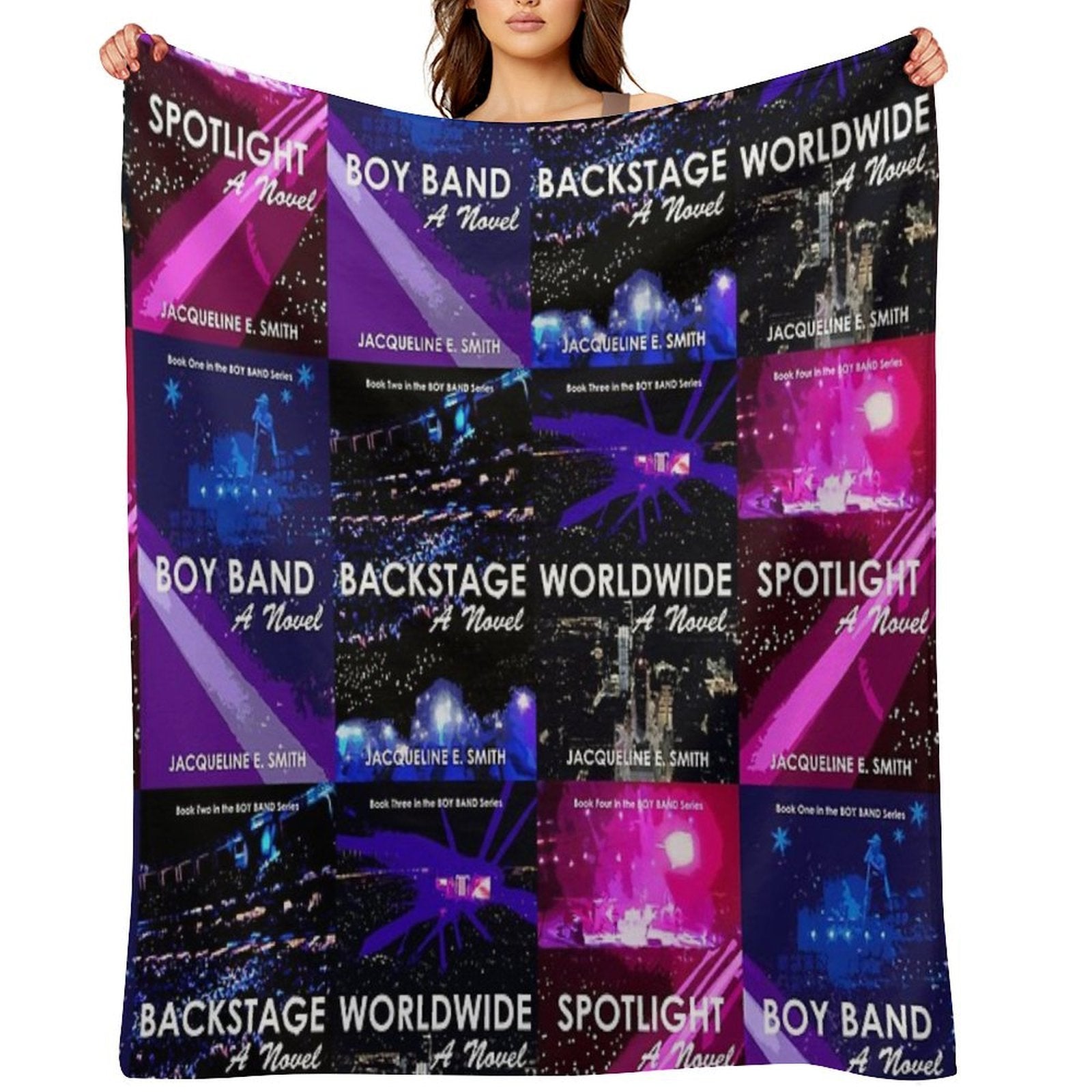 New Boy Band Series Plush Throw Blanket