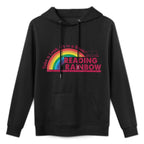 Take A Look It's In A Book Reading Book Vintage Rainbow Casual Wear Hoodie