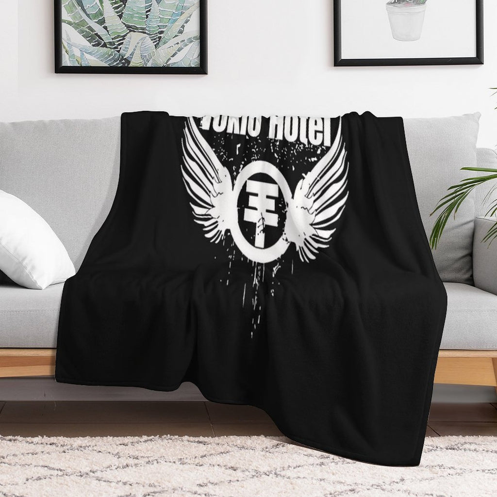 Tokio Hotel Merch Tokio Hotel Logo Multi-functional Throw Blanket