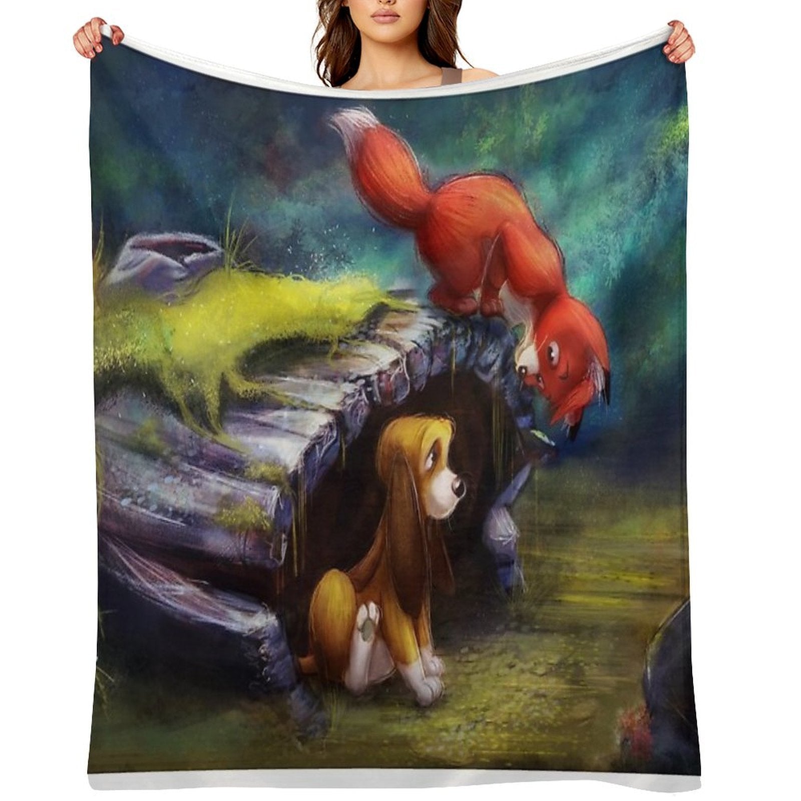 When You're The Best of Friends Plush Throw Blanket