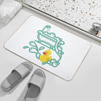 CUTE RUBBER DUCK SPLISH SPLASH BATH TIME  Slip-Resistant Bath Mat
