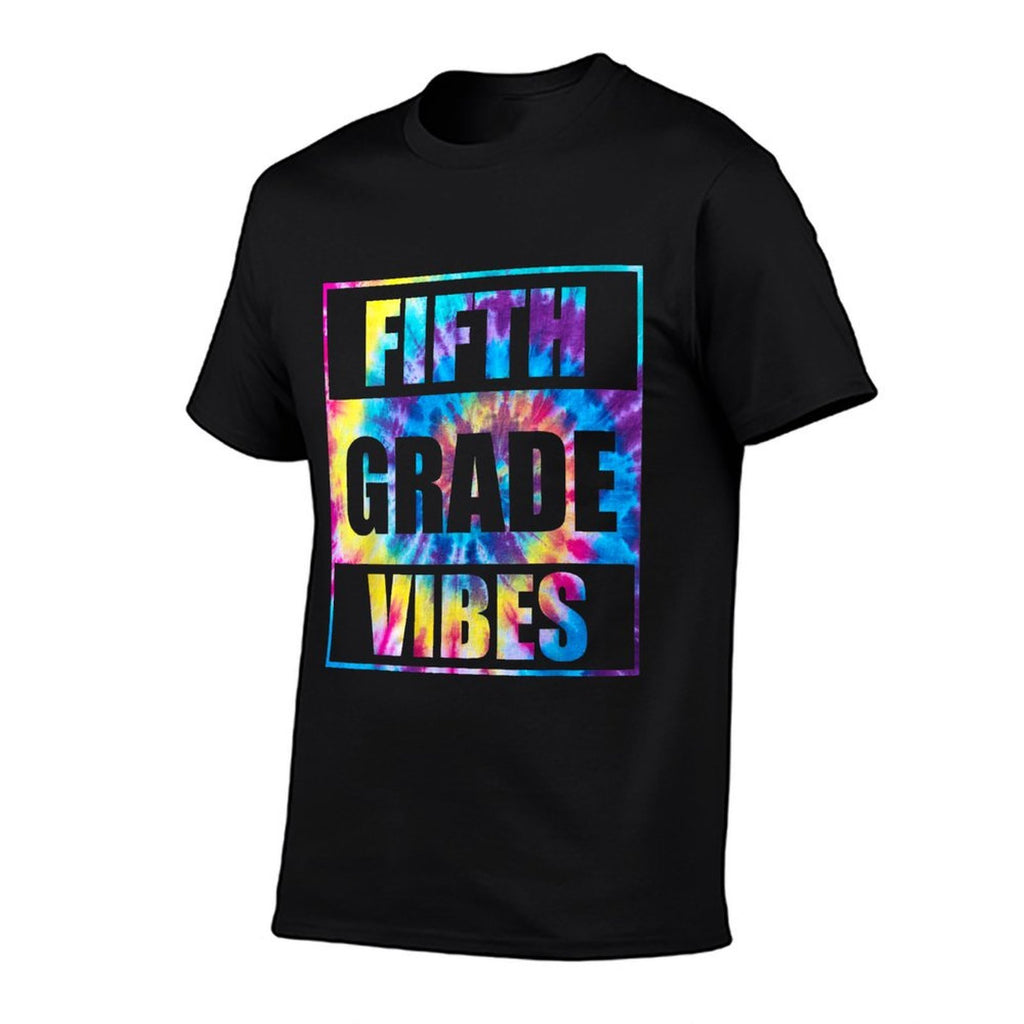 Back To School 5th Grade Vibes First Day Of School Teachers  Rolled Sleeves T-Shirt
