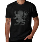 Scottish Lion Rampant Heraldry Distressed Flag Scotland  Versatile T-Shirt