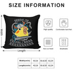 Seeds Or Valhalla - Viking Cockatiel Soft Hidden Zipper Throw Pillow