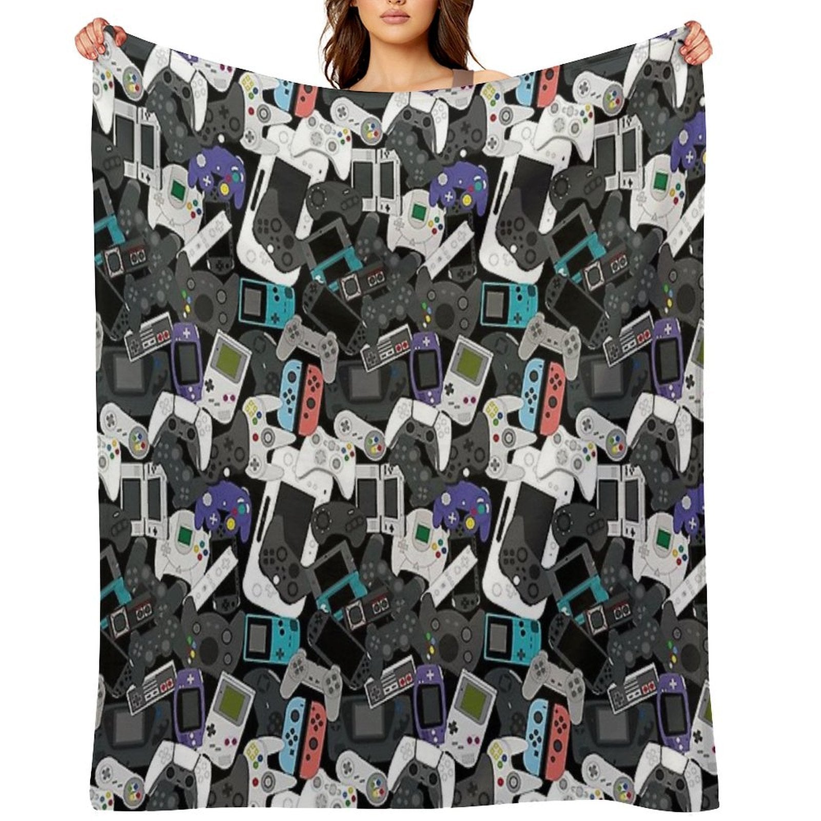 GAMER CONTROLLER ALL Multi-functional Throw Blanket