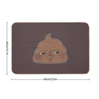 Disgusted Poop  Rapid-Drying Bath Mat