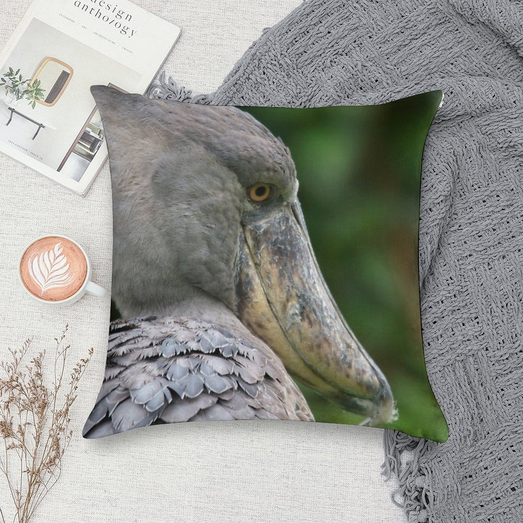Shoebill Soft Warmth Comfort Throw Pillow