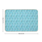 Seafoam Pattern  Repositionable Bath Mat