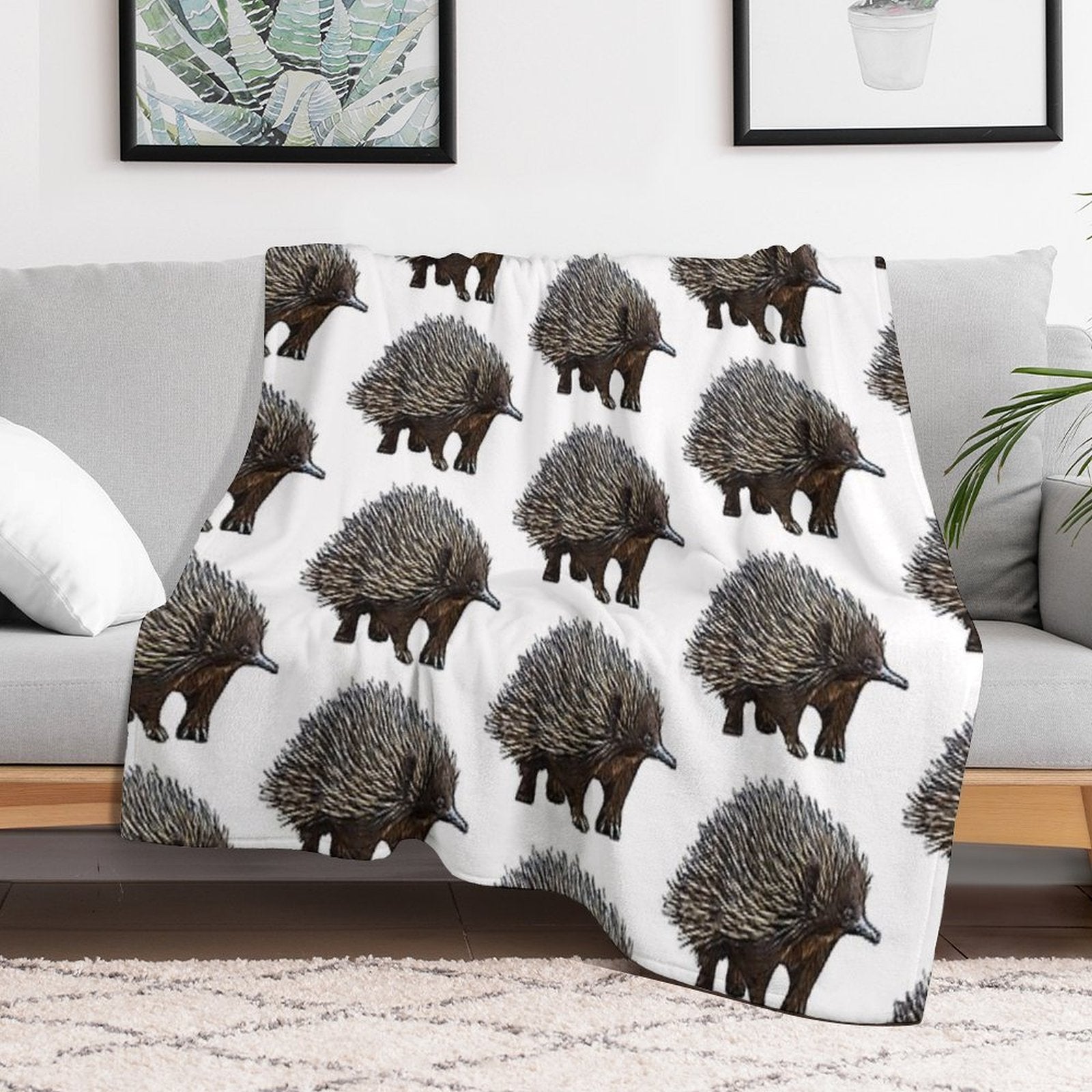 Echidna Easy Care Throw Blanket
