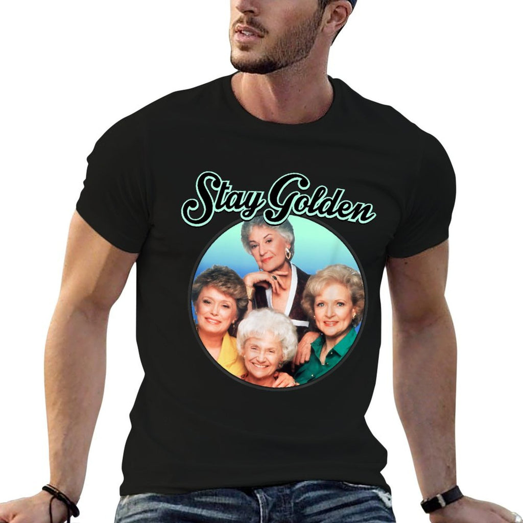 The Golden Girls - Stay Golden  Tagless Design T-Shirt