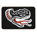 Snake Traditional Tattoo Flash  Pet-Safe Bath Mat