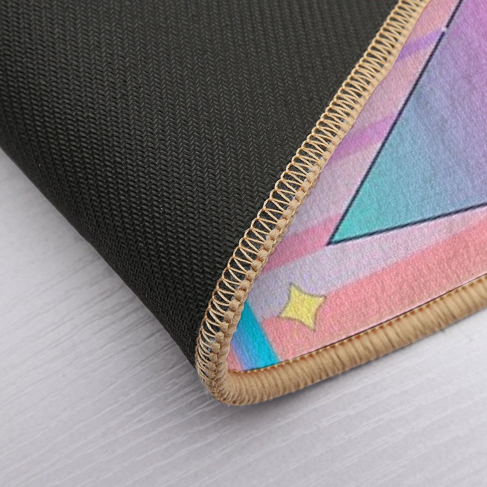 Vaporwave Pastel Sunset  Slip-Resistant Bath Mat