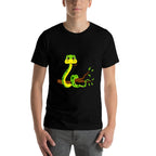 Wild Reptile Animal Kids Gift Snake  High-quality Stitching T-Shirt