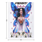 Perry Tour 2025  Katy Australia Print Tee  Butterfly Inspiration  Lifetimes Concert Tour Gift Men Woman Kids Multi-functional Throw Blanket