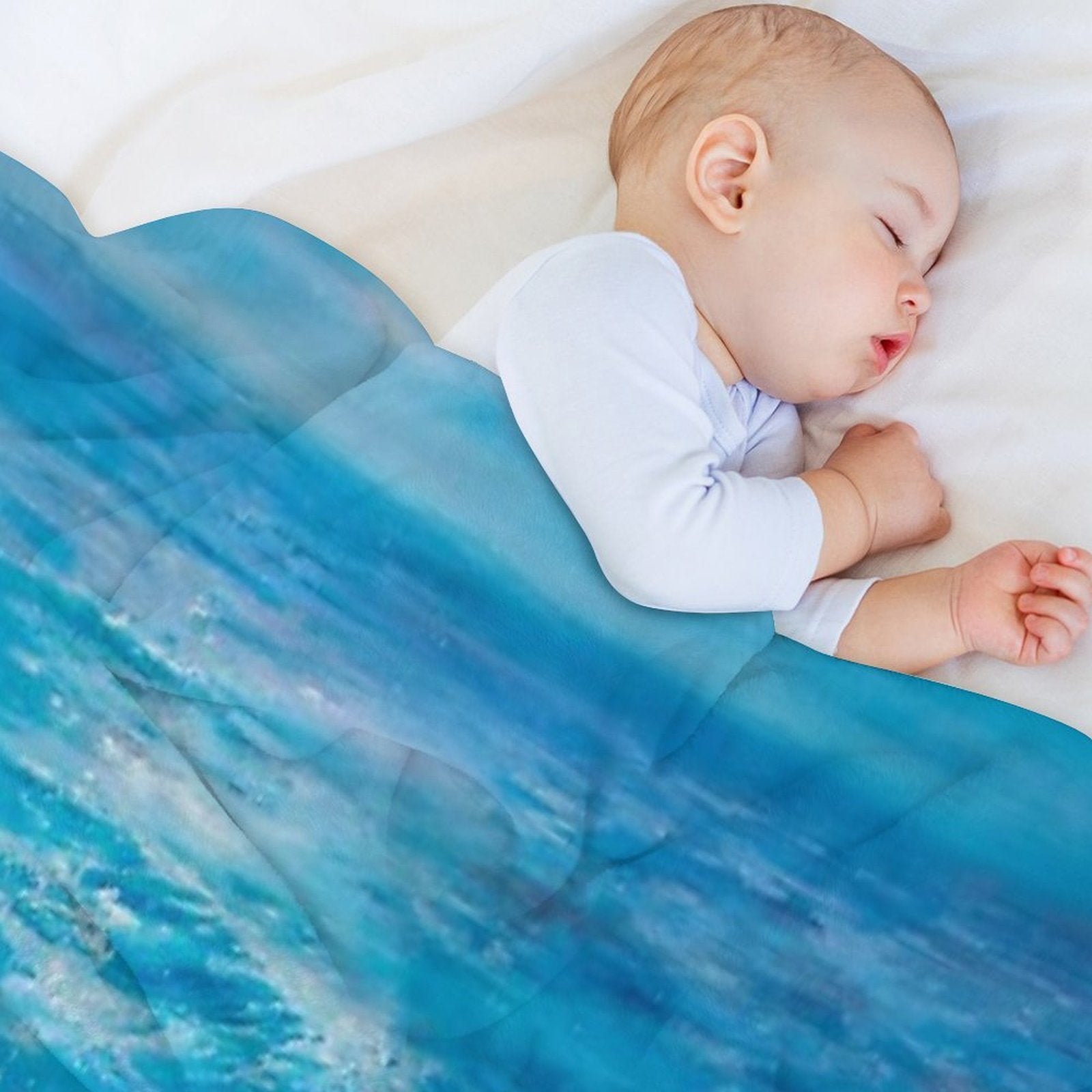 Perpetual Ocean All-season Throw Blanket