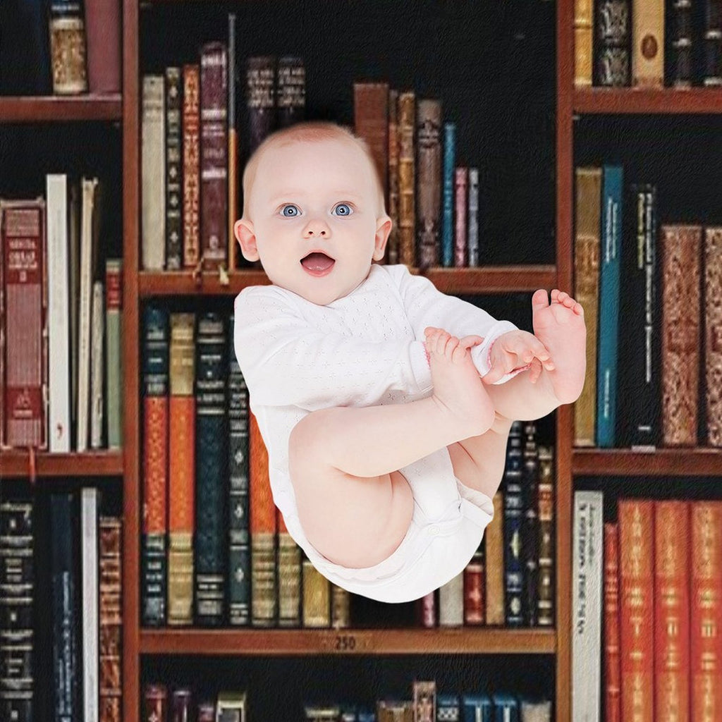 Full Bookshelf, Book And Reading Lovers Easy Care Throw Blanket