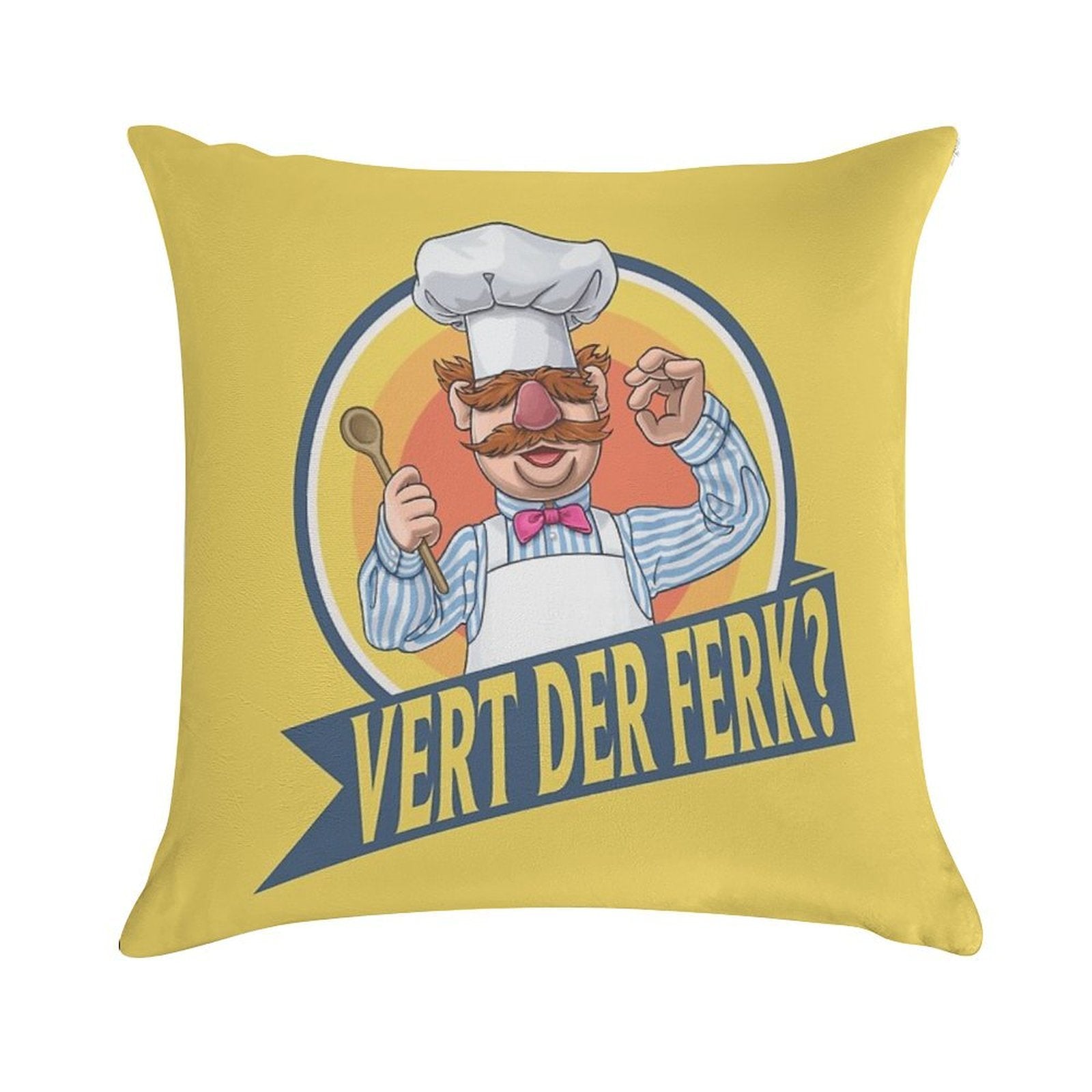 VERT DER FERK Soft High-Density Material Throw Pillow