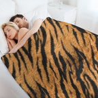 Tiger Stripe Cover Plush Throw Blanket
