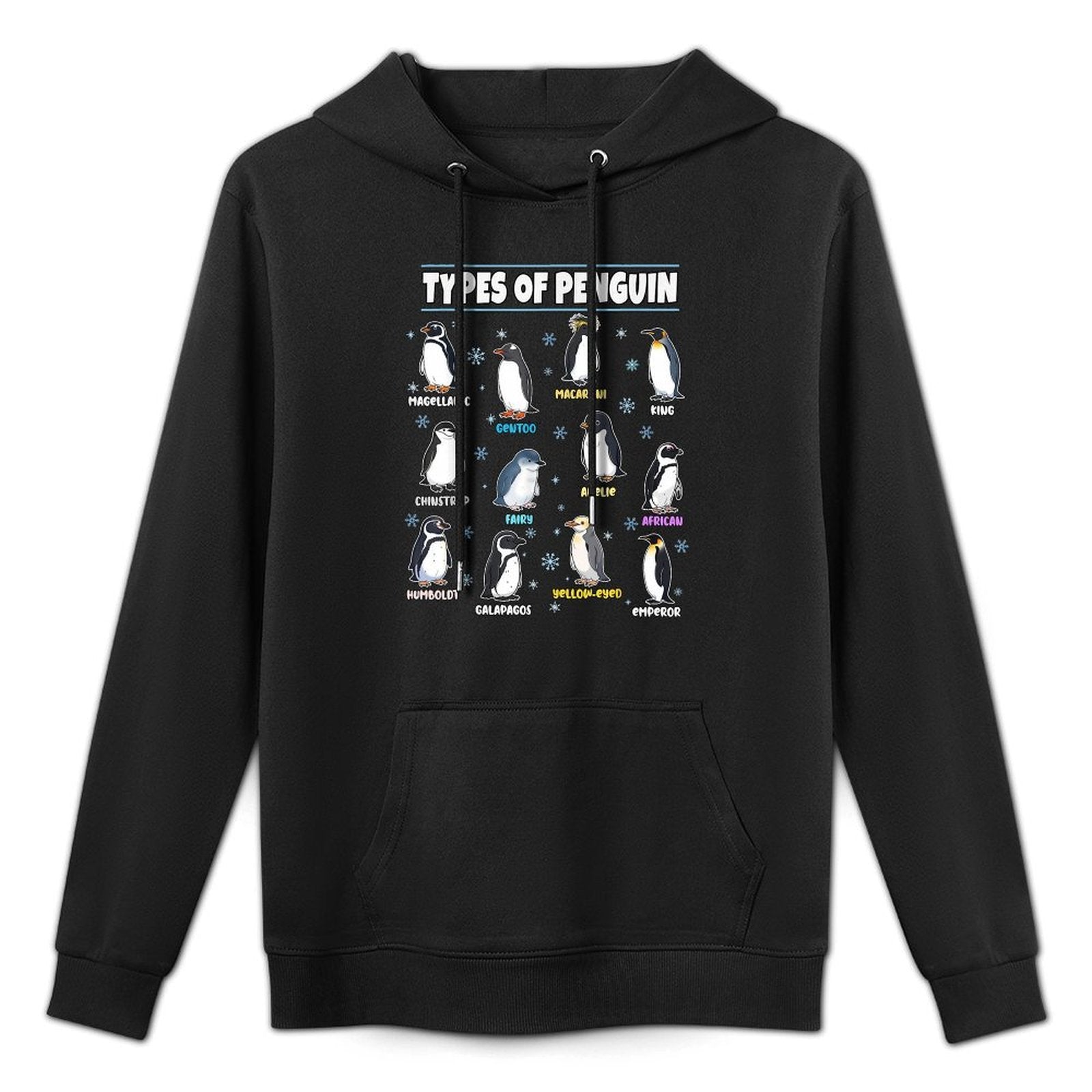 Penguins Types Penguin Lovers Gifts Men Women Kids Boys Girl Unisex Design Hoodie