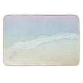 Desert Sunset Abstract Watercolor Painting - Rainbow Sorbet + Snow  Dirt-Trapping Bath Mat