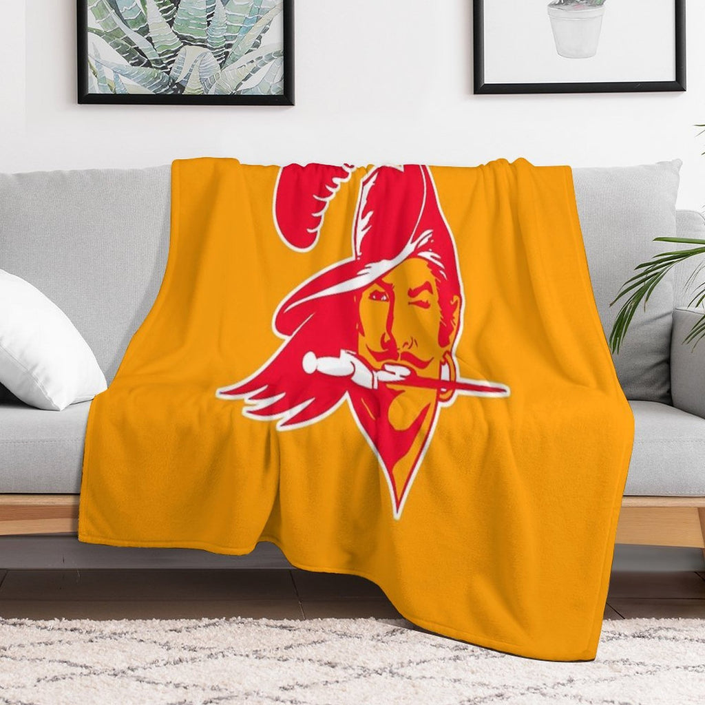 BuccaneersCity Red Quick-dry Throw Blanket