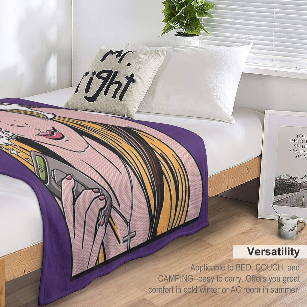 Pop Art Slayer Gift-ready Throw Blanket