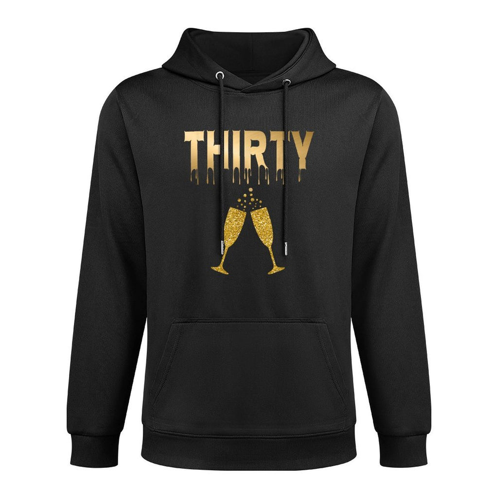 30th Birthday Girly Dirty Thirty 30 Design Machine Washable Hoodie