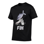 Fih Shoes Funny Misspelled Fish Meme Fih Calling Humor  Oversized Silhouette T-Shirt