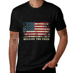 Retro RELEASE THE FILES US Trumpf Protest Meme  Versatile T-Shirt