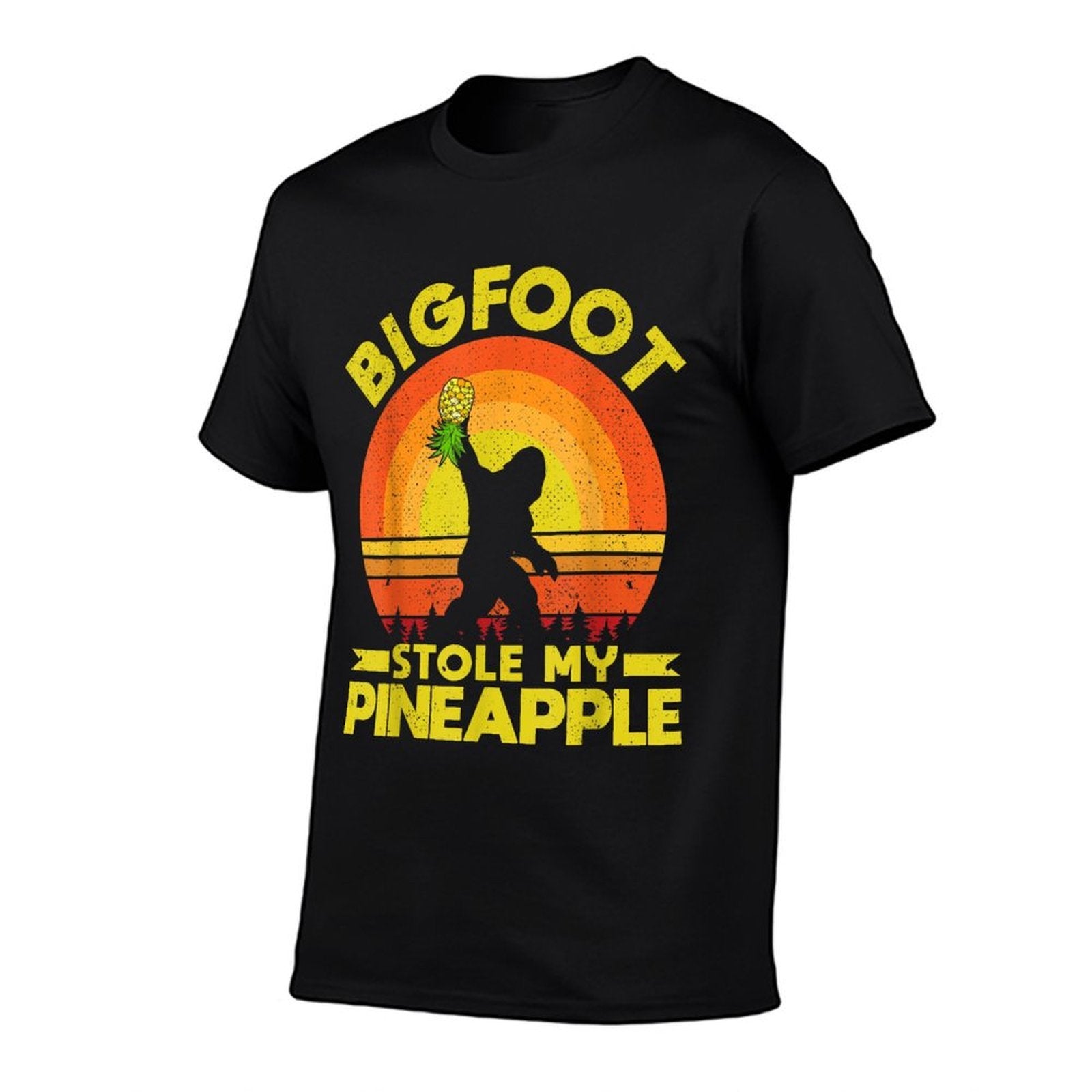 Bigfoot Stole My Pineapple Upside Down Pineapple Swinger  Relaxed-fit T-Shirt