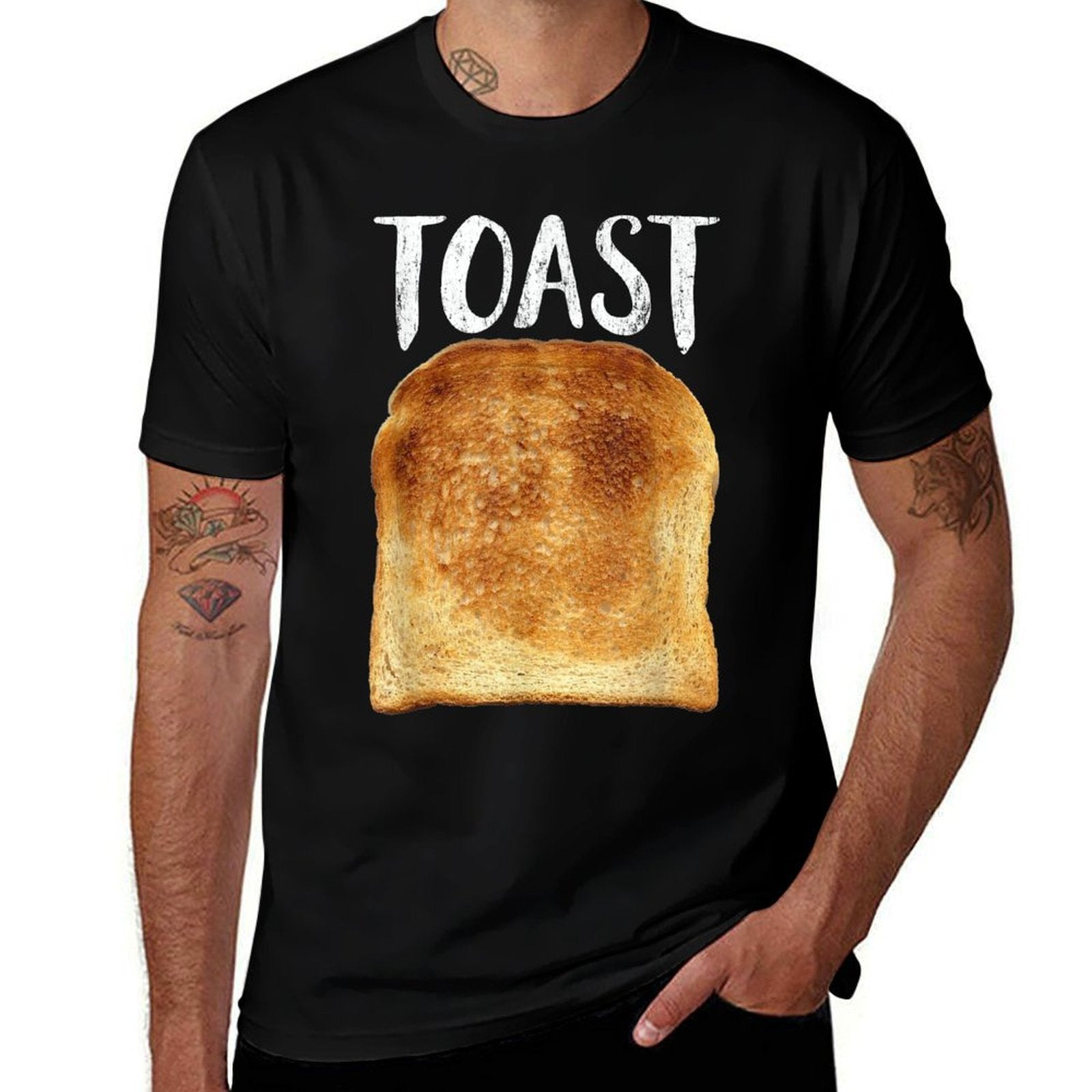 Toast Costume Halloween Funny Bread Lover Christmas Gift  Lightweight T-Shirt