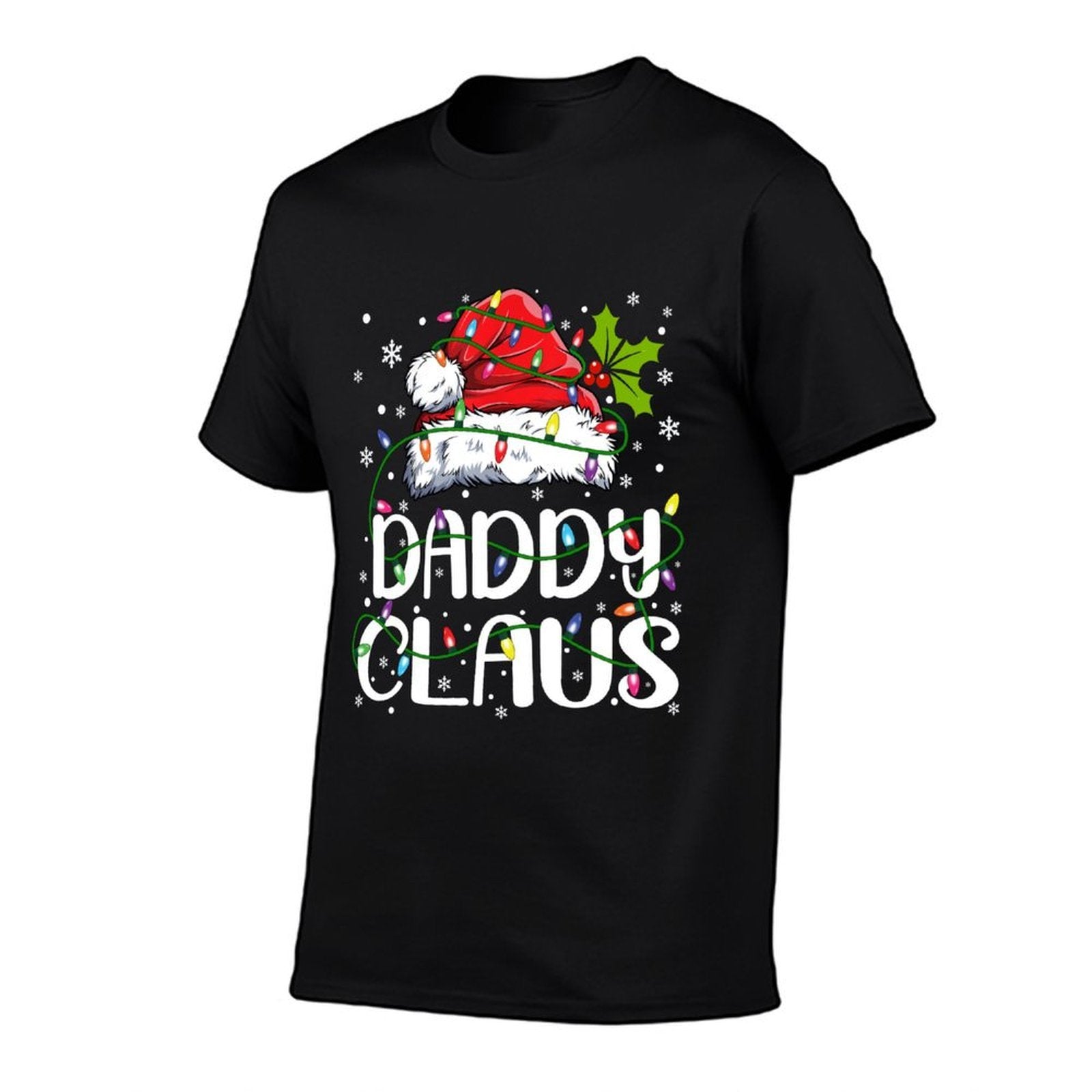 Daddy Claus Christmas Lights Pajama Family Matching  Moisture-wicking T-Shirt